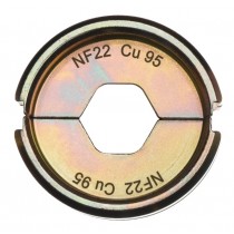 Matrice di crimpatura NF22 in rame 95mm esagonale Milwaukee 4932451738
