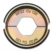 Matrice di crimpatura NF22 in rame 120mm esagonale Milwaukee 4932451739
