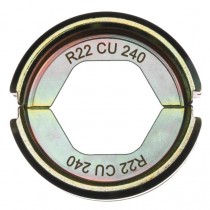 Matrice di crimpatura R22 in rame 240mm esagonale Milwaukee 4932451764
