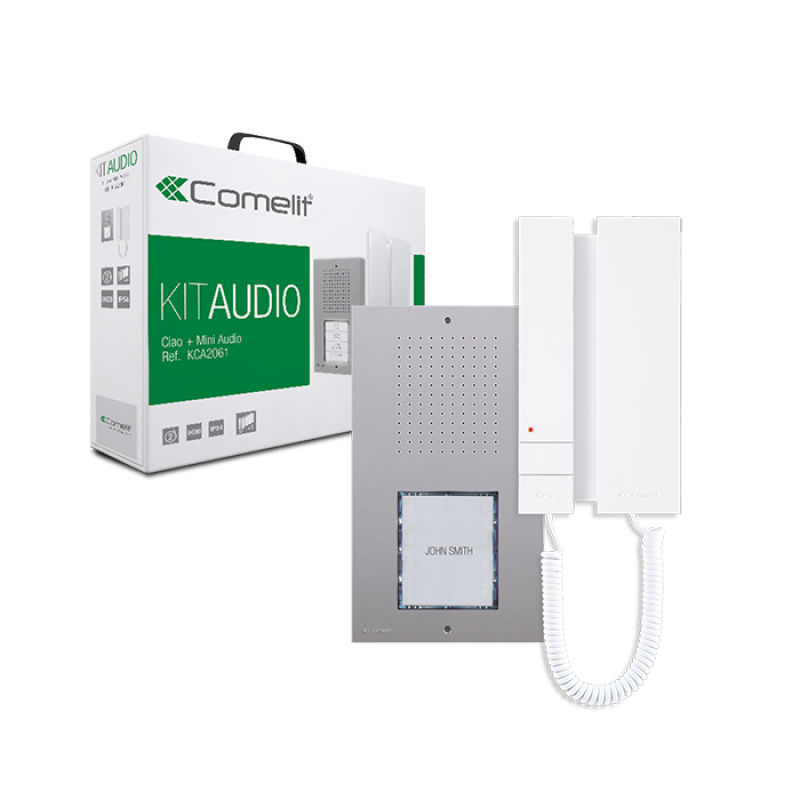 Kit audio Ciao e Mini monofamiliare Simplebus 2 Comelit KCA2061B