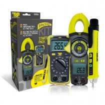 Kit pinza amperometrica multimetro digitale e cercafase Etelec KS03