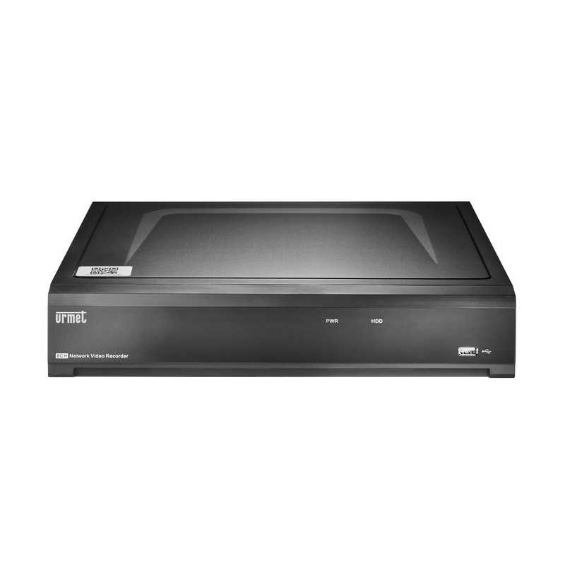 Videoregistratore NVR 16 canali IP 16 porte PoE 12MP Urmet 1098/426P