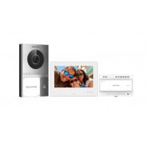 Kit videocitofonico villa monofamiliare 2 fili Hivision DS-KIS705EY