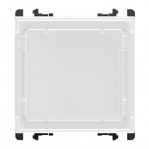 Torcia estraibile 230Vac 2 moduli Bianco Urmet serie Lybra 27297.B