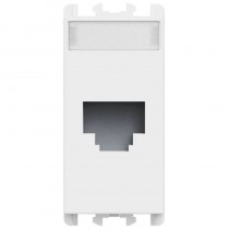 Presa RJ45 CAT6 non schermata 1 modulo Bianco Lybra Urmet 27446.B