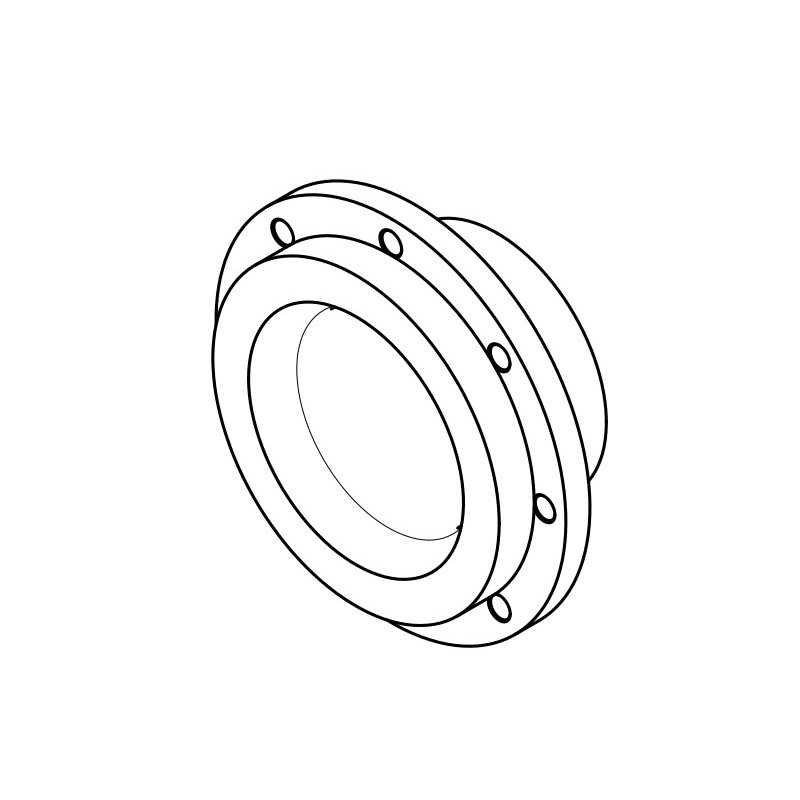 Flangia in acciaio rivestita in plastica diametro 50mm Aquatherm 1040050152