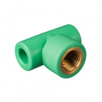 Raccordo a T con attacco filettato F 50mm per 1/2" Aquatherm 1060050152