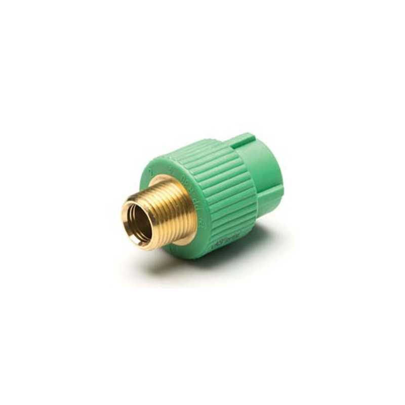 Giunto filettato maschio diametro 25mm per 1/2" Aquatherm 1070025024