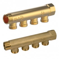 Collettore 4 Stacchi 3/4" con adattatore da 16 1/2" Giacomini R580CY064