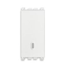 Deviatore illuminabile Vimar Arkè 1P 16AX 250V bianco 19005.B