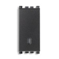 Pulsante illuminabile Vimar Arkè 1P 16AX 250V grigio 19008