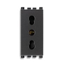 Presa Vimar Arkè 2P+T 16A P17/11  grigio 19203