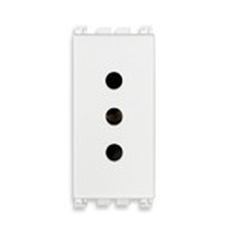 Presa Vimar Arkè 2P+T 10A P11  bianca 19201.B