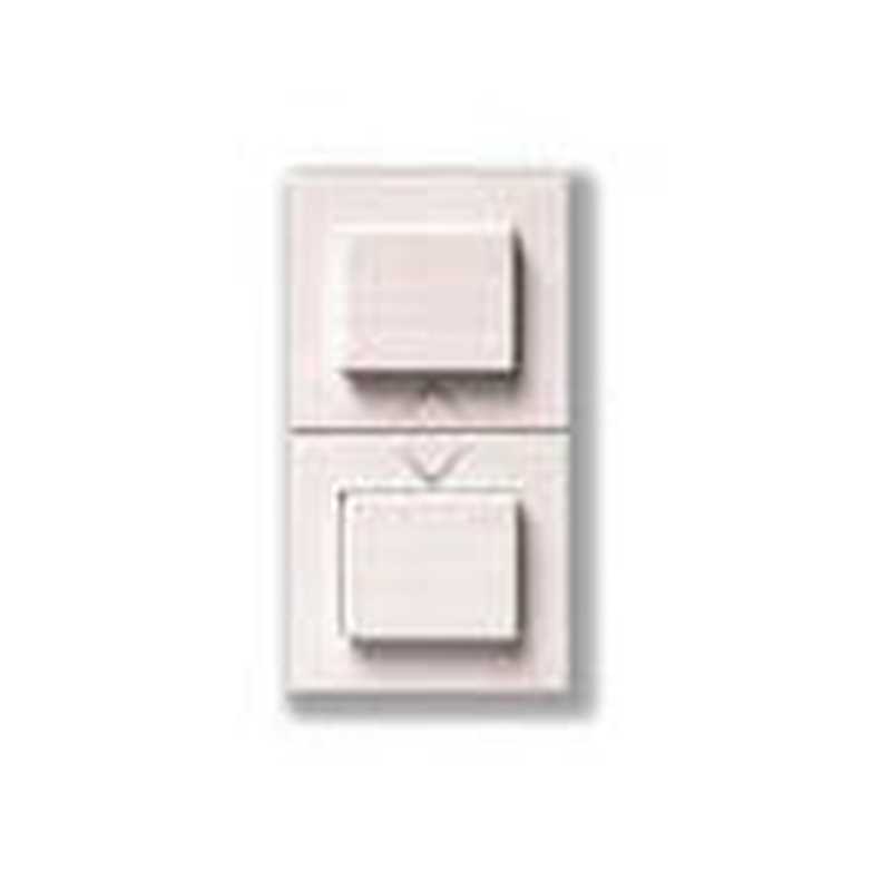 Doppio pulsante Ave Banquise 45B56 con frecce direzionali 1P 16A NA