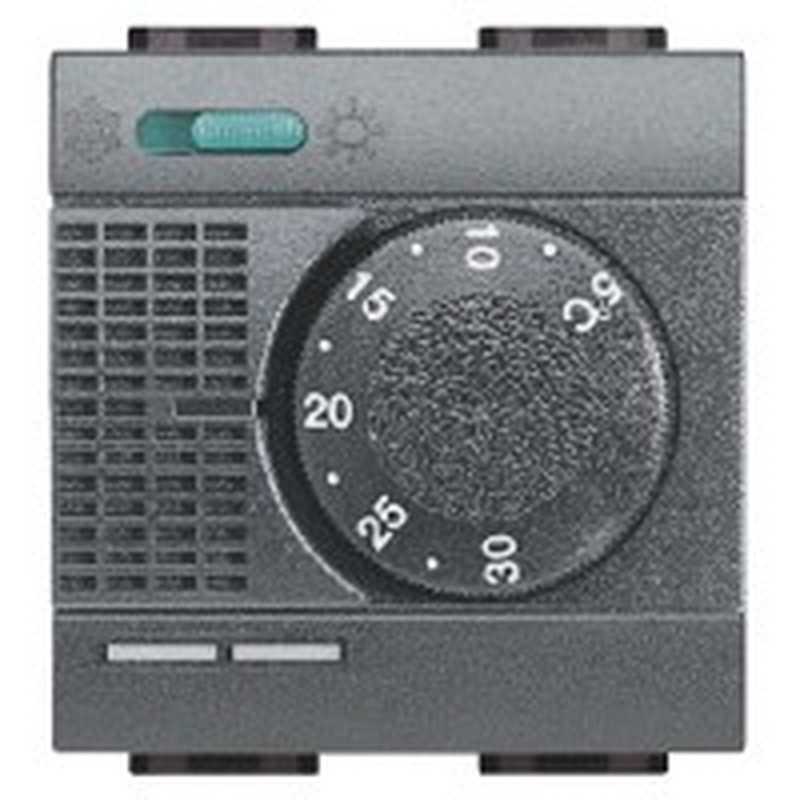 TERMOSTATO DA INCASSO CON COMMUTATORE ESTATE/INVERNO LIVING INTERNATIONAL L4442