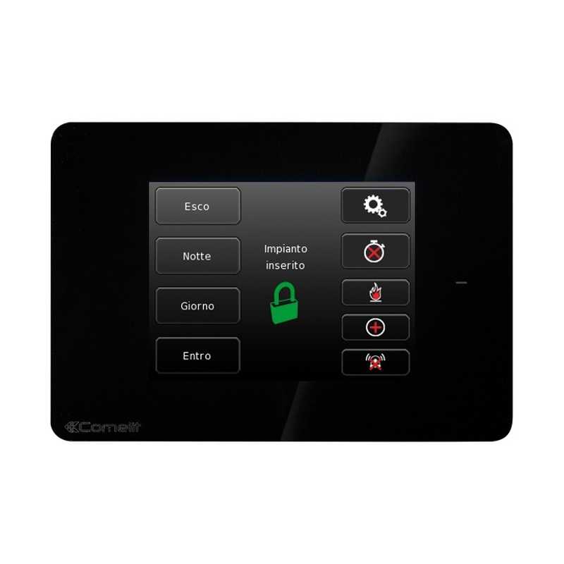 Tastiera Safetouch con Lettore di Rfid per Centrali Serie Vedo Comelit VEDOTOUCH