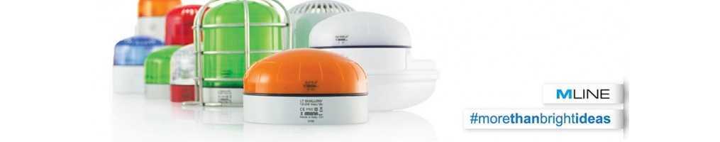 Lampeggianti e segnalatori acustici marca Sirena | Emmebistore.com