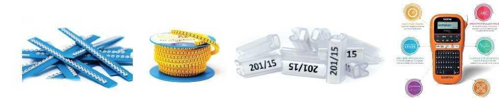 Sistemi di siglatura per i cavi e accessori di segnalazione 